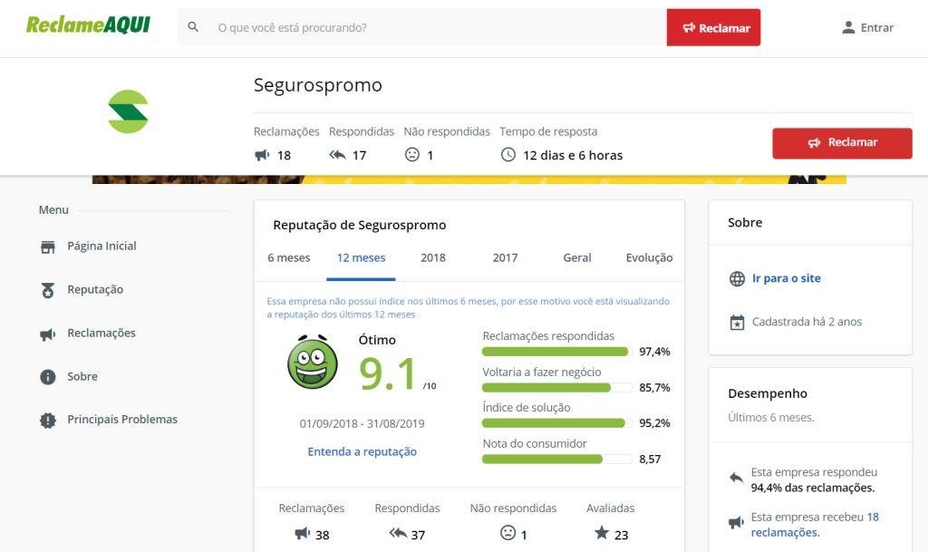 Seguros Promo é confiável?