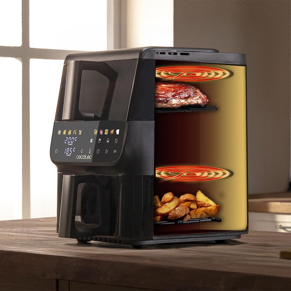 Cecofry DuoLevel 10000 DuoSize Window, air fryer Cecotec